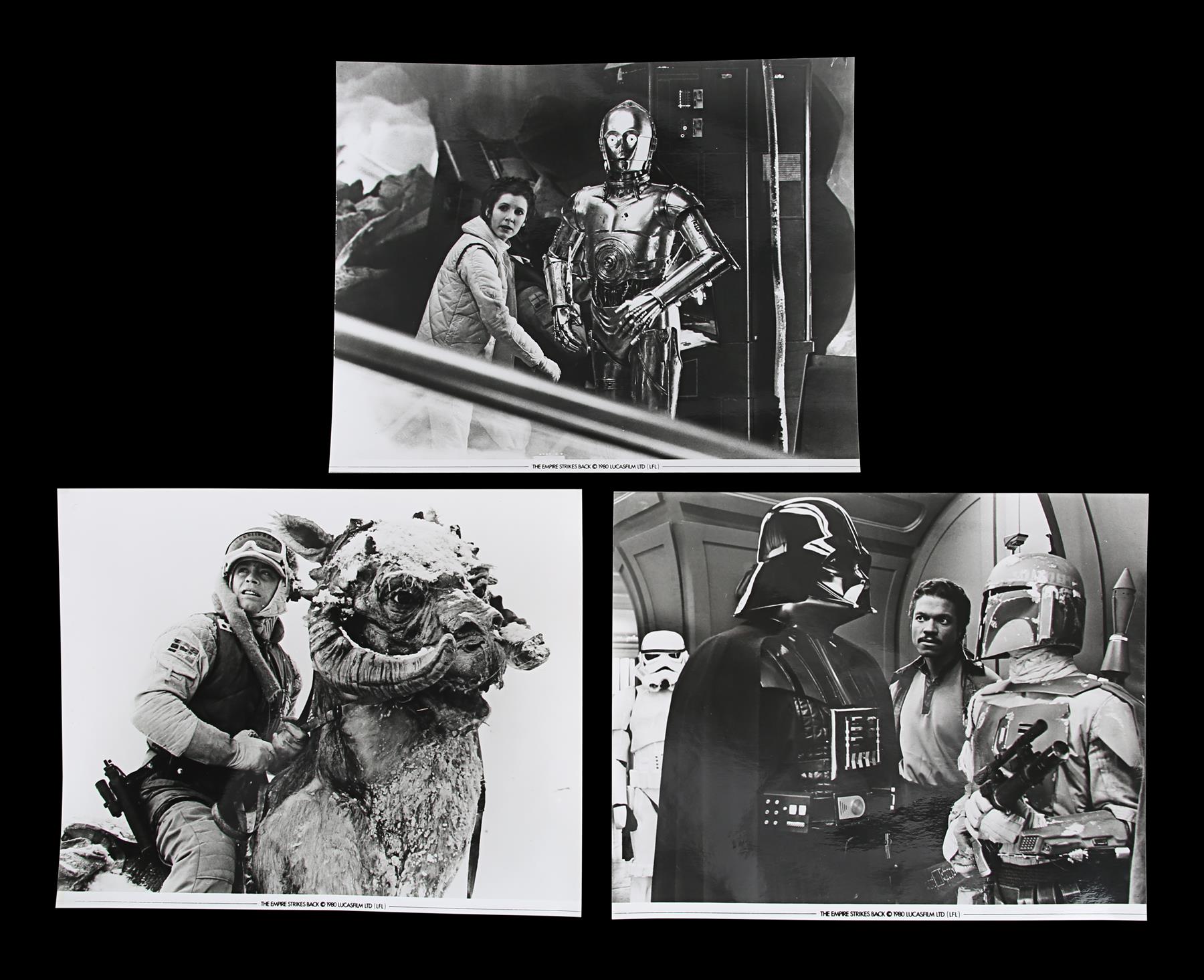 STAR WARS: THE EMPIRE STRIKES BACK (1980) - Set of Eight US Front of House Lobby Cards, 1980 - Image 4 of 6