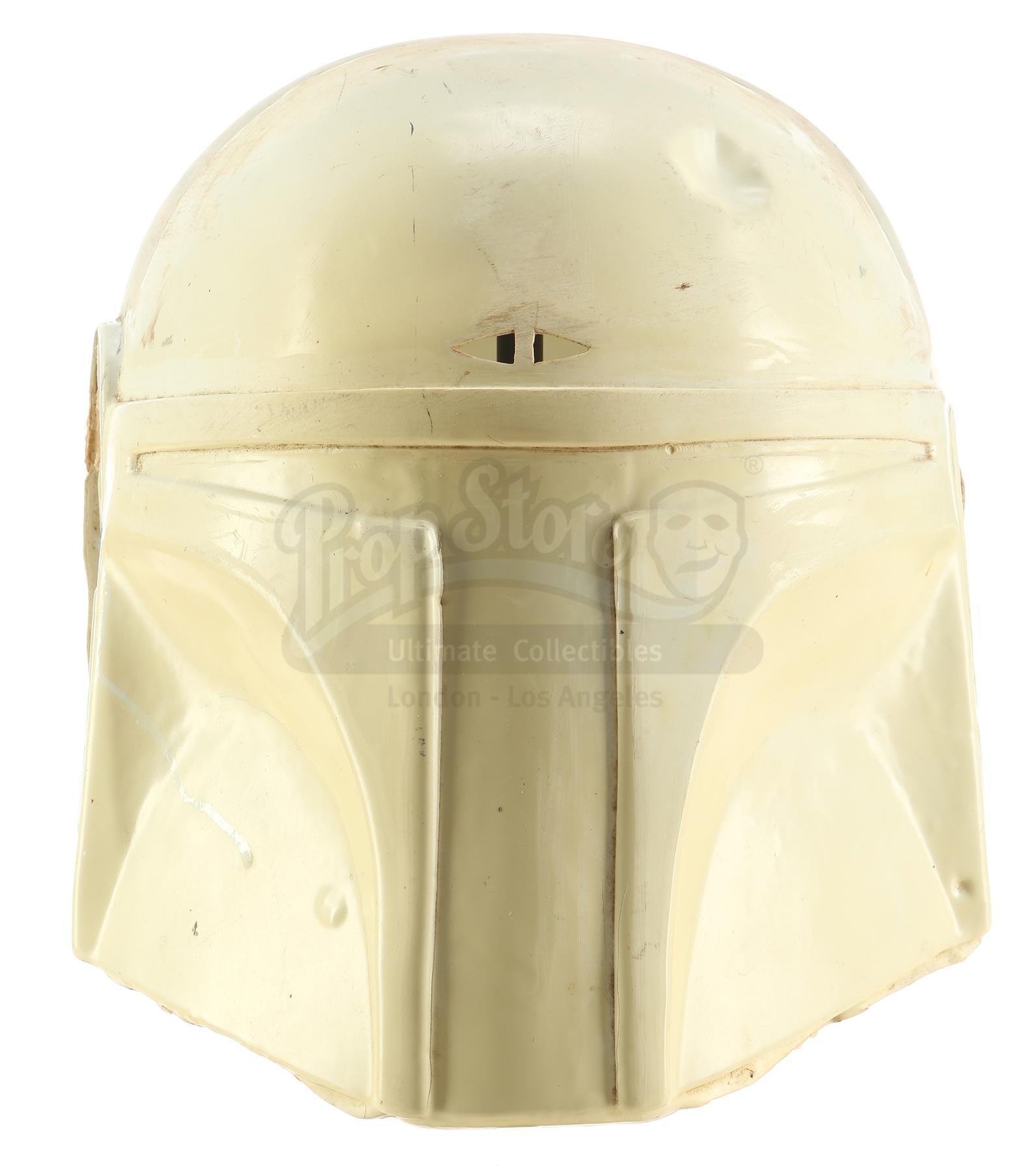 Lot #729 - STAR WARS: RETURN OF THE JEDI (1983) - Stunt Boba Fett (Jeremy Bulloch) Helmet Casting