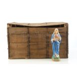 Lot #456 - LOST (T.V. SERIES, 2004-2010) - Pair of Crated Virgin Mary Statues