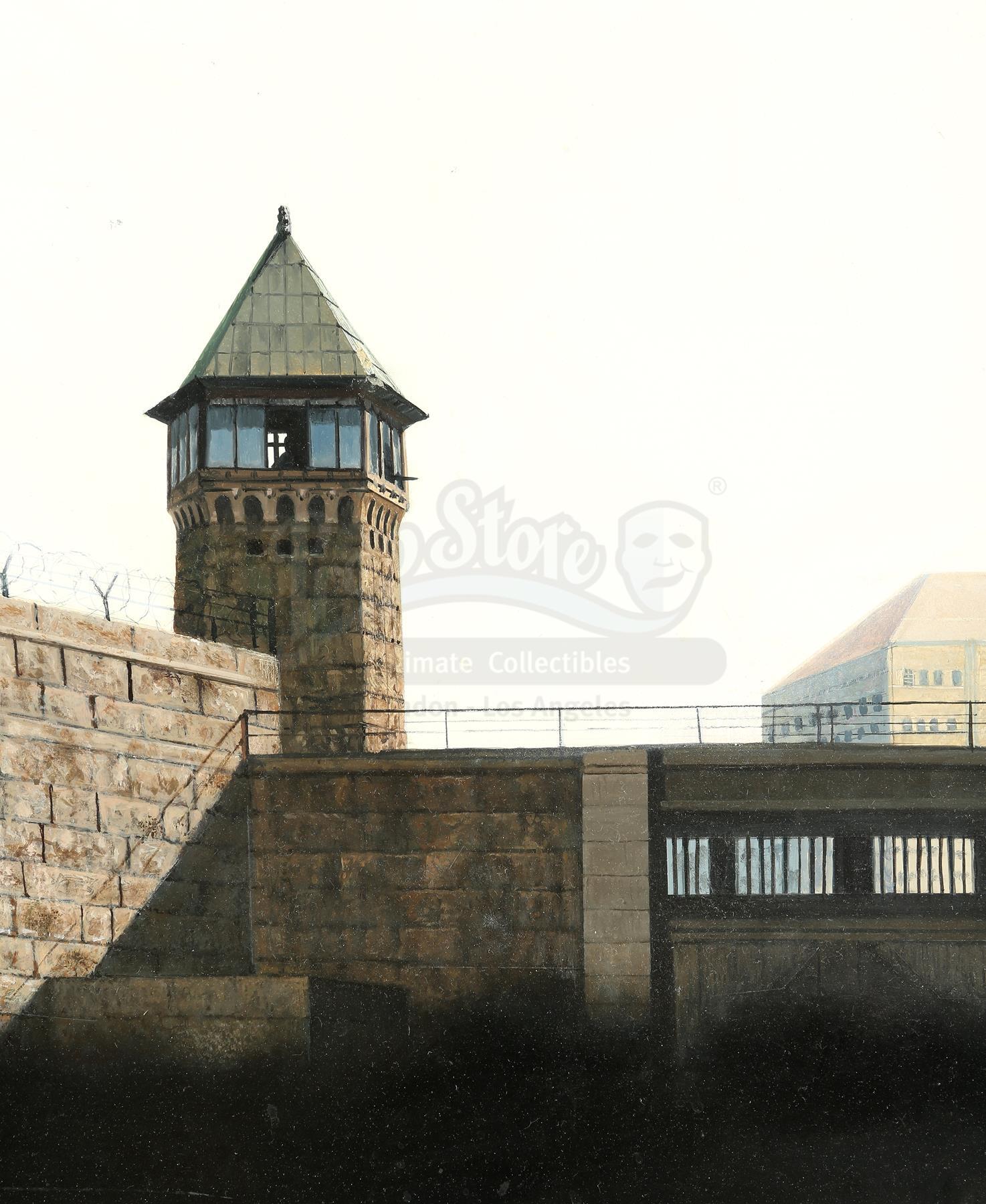 Lot #858 - WHO'S THAT GIRL (1987) - Hand-Painted Rocco Gioffre New York Prison Matte Painting - Image 4 of 4