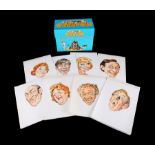 CARRY ON (2003) - Eight Original Hand-drawn Portrait Artworks and DVD Boxset, 2003