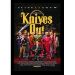KNIVES OUT (2019) - Poster, 2019, Autographed by Daniel Craig, Chris Evans and Others
