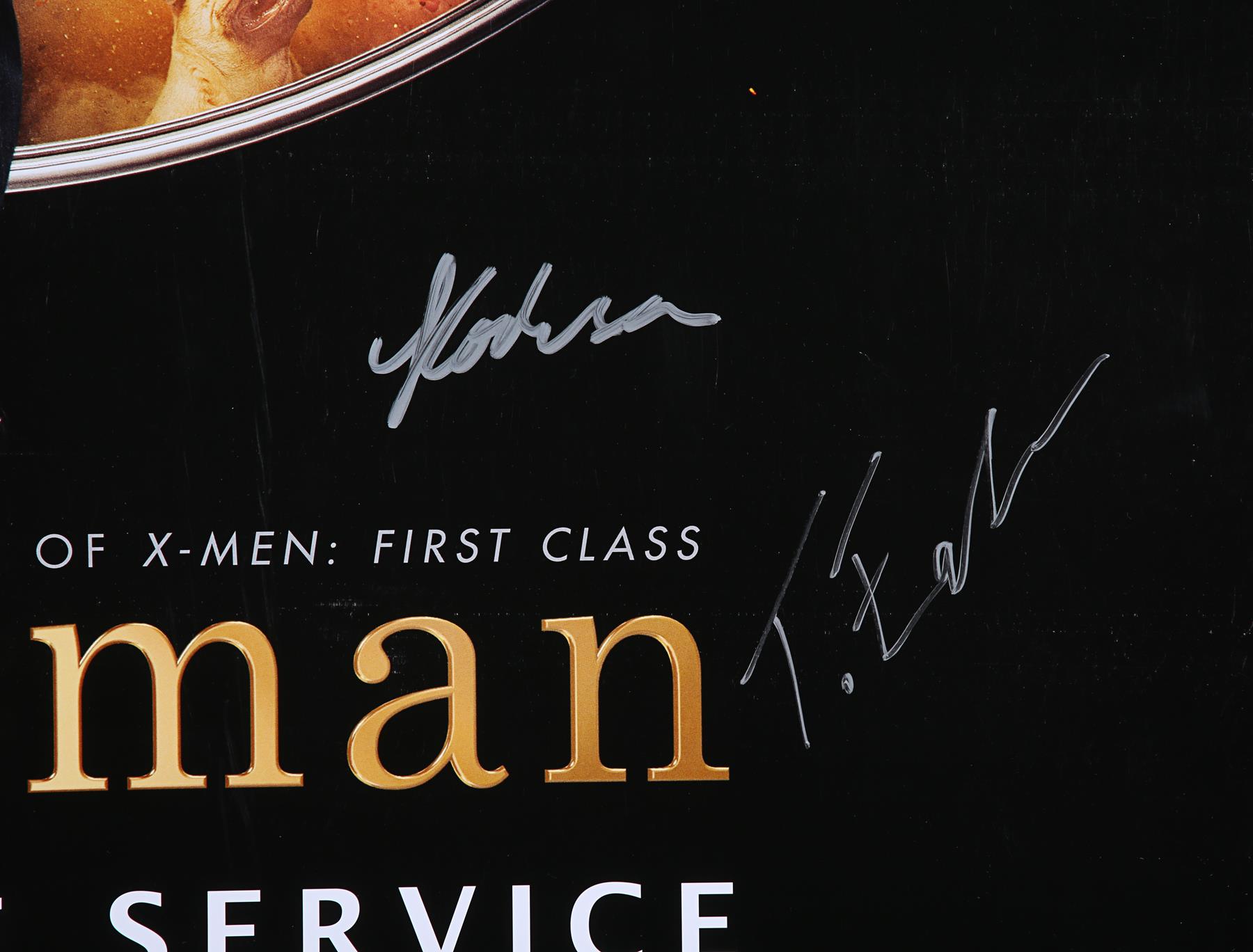 KINGSMAN: THE SECRET SERVICE (2014) - Poster Autographed by Samuel L. Jackson, Taron Egerton and Oth - Image 6 of 8