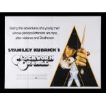 A CLOCKWORK ORANGE (1971) - UK Quad, 1971