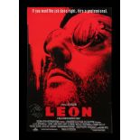 LEON (1994) - UK One-Sheet, 1994, Autographed by Jean Reno