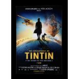 THE ADVENTURES OF TINTIN (2011) - Secret of the Unicorn US One-Sheet, 2011, Autographed by Steven Sp