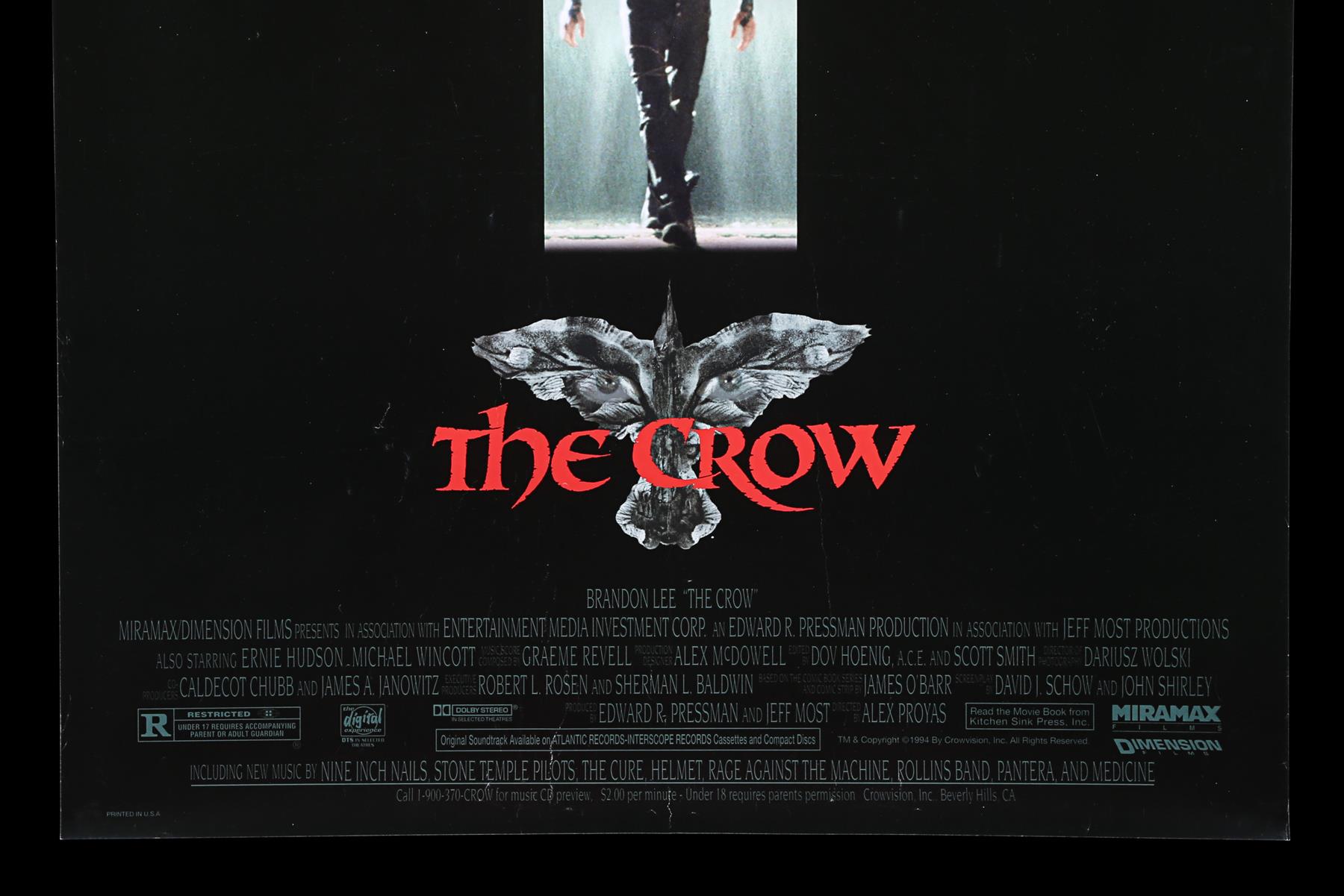 THE CROW (1994) - US One-Sheet and UK Quad, 1994 - Image 4 of 7