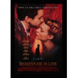 SHAKESPEARE IN LOVE (1998) - US One-Sheet, 1998, Autographed by Joseph Fiennes and Judi Dench