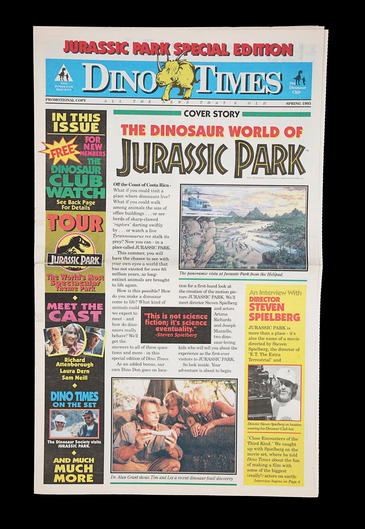 JURASSIC PARK (1993) - Promotional and In-Store Merchandise, 1993 - Image 3 of 8