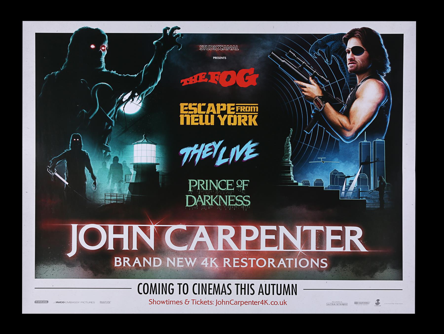 JOHN CARPENTER SEASON INCLUDING ESCAPE FROM NEW YORK (1976), LE MANS '66 (2019), MCQUEEN (2018), APO - Image 2 of 5