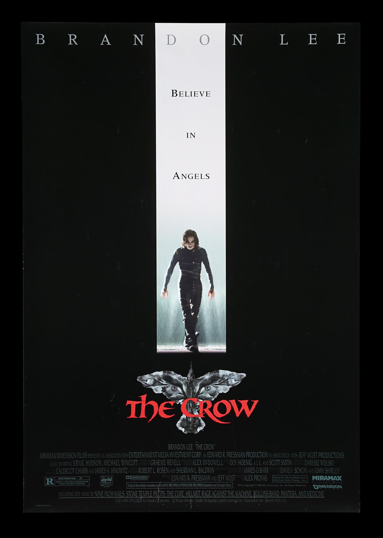 THE CROW (1994) - US One-Sheet and UK Quad, 1994 - Image 2 of 7