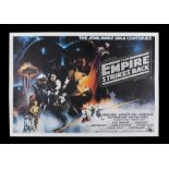 STAR WARS: THE EMPIRE STRIKES BACK (1980) - UK Quad 'Gone With the Wind' Style, 1980