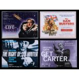 GET CARTER (1971), DAM BUSTERS (1955), A MATTER OF LIFE AND DEATH (1946), NIGHT OF THE HUNTER (1955)