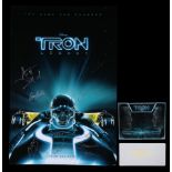 TRON: LEGACY (2010) - US/International One-Sheet and Tickets, 2010, Autographed by Joseph Kosinski,