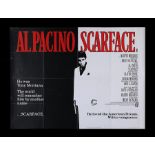 SCARFACE (1983) - UK Quad, 1983