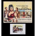 CLEOPATRA (1963) - UK Quad and Exhibitors Campaign Book, 1963