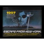 ESCAPE FROM NEW YORK (1981) - UK Quad, 1981
