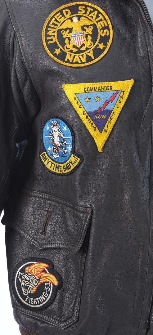 TOP GUN (1986) - Pete "Maverick" Mitchell's (Tom Cruise) Bomber Jacket - Image 8 of 11