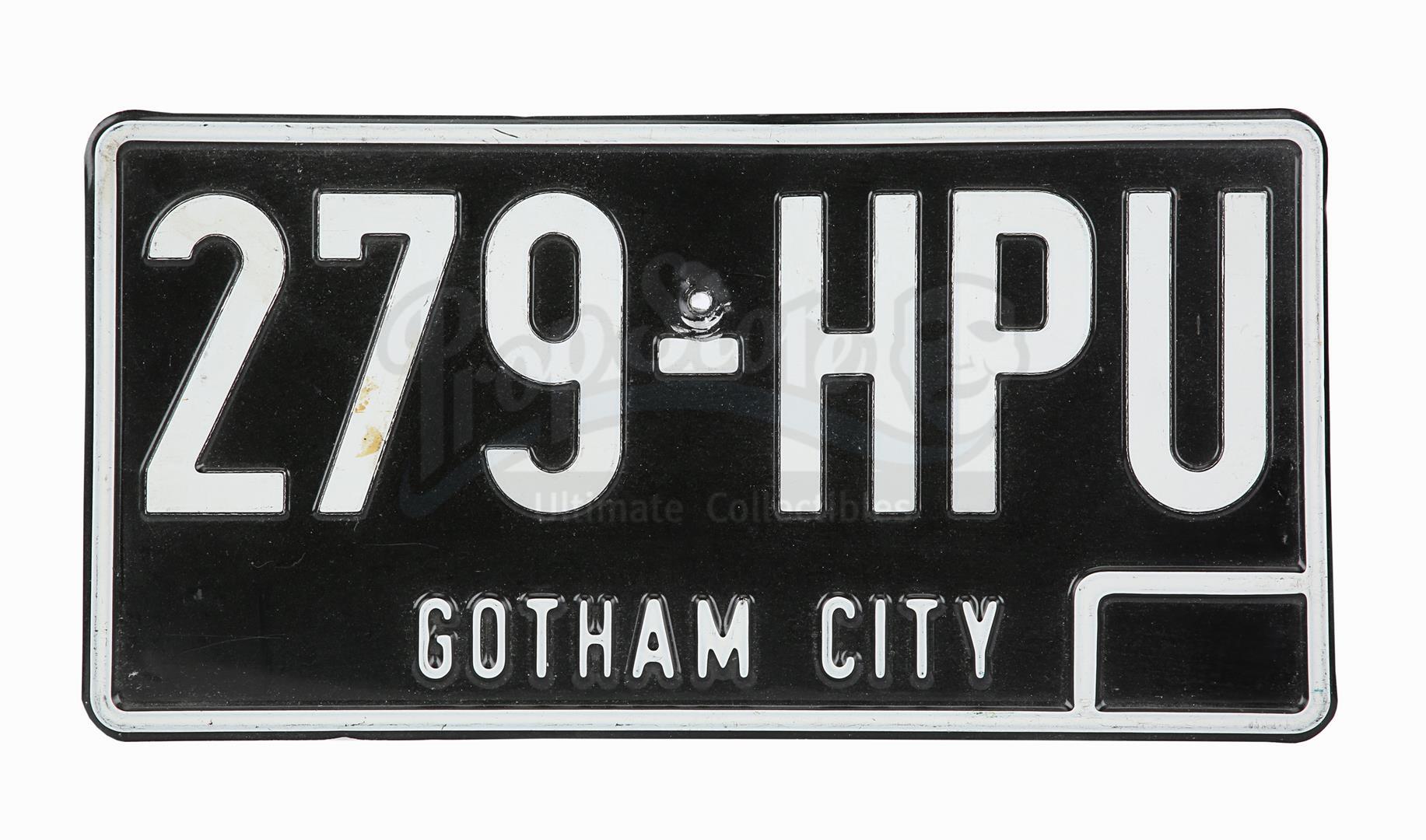 BATMAN (1989) - Joker's (Jack Nicholson) Getaway Car Licence Plate - Image 2 of 7