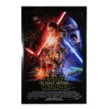 STAR WARS: THE FORCE AWAKENS (2015) - Cast Autographed Poster