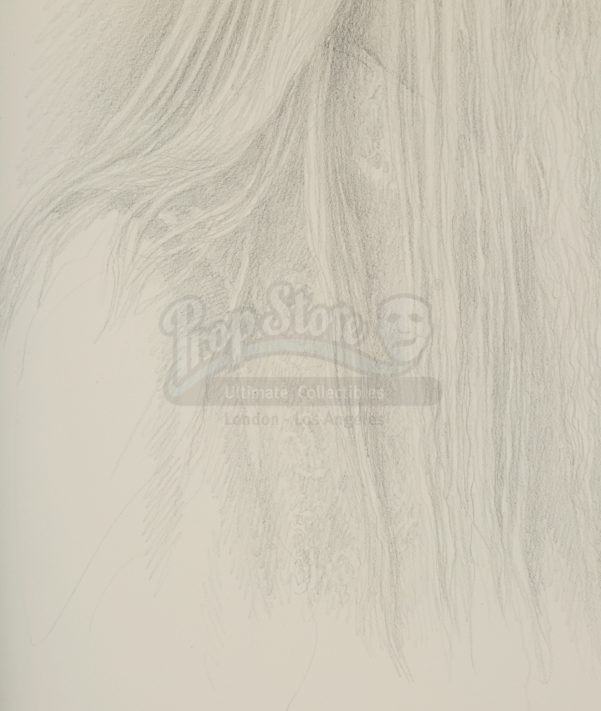 THE LORD OF THE RINGS: THE FELLOWSHIP OF THE RING (2001) - Alan Lee Saruman Pencil Sketch - Image 5 of 5