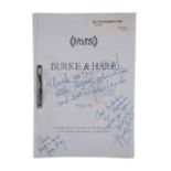 BURKE & HARE (2010) - Sir Christopher Lee Personal Annotated and Cast-autographed Shooting Script