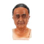 CHARLIE AND THE CHOCOLATE FACTORY (2005) - Oompa Loompa (Deep Roy) Paint Test Bust