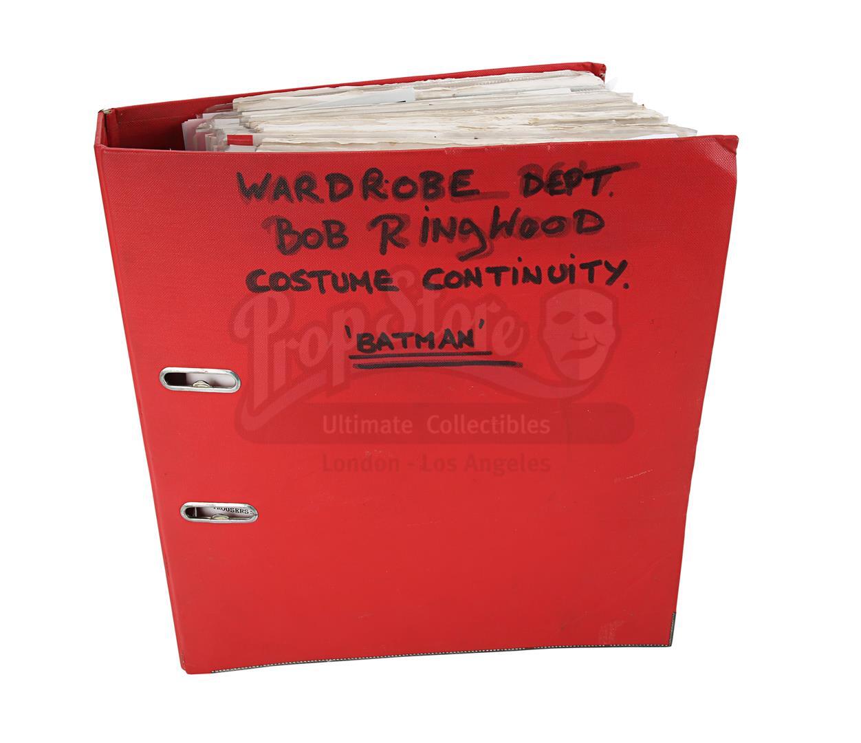 BATMAN (1989) - Costume Continuity Binder Featuring Archive of Main Cast Polaroids - Image 2 of 51