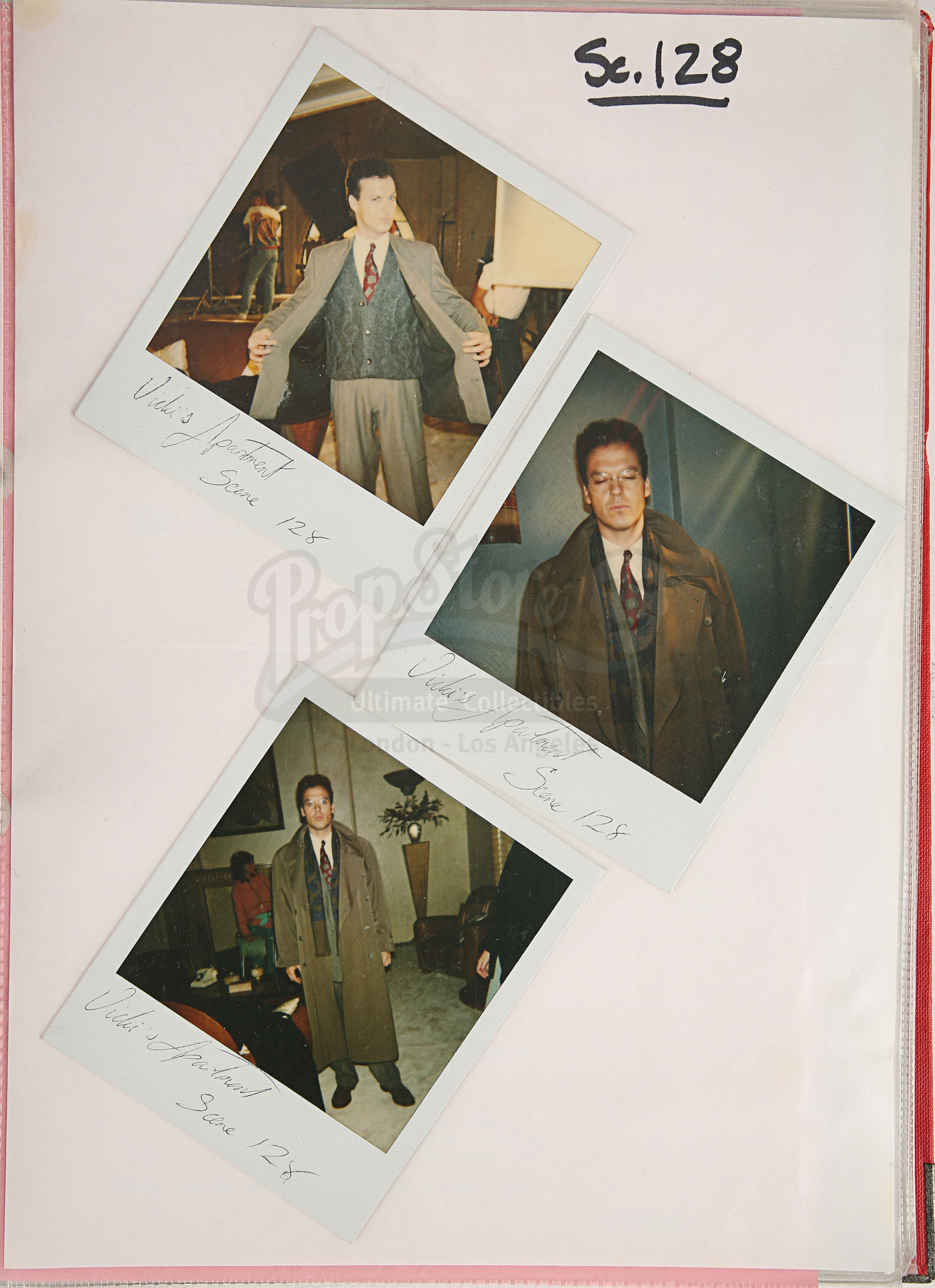 BATMAN (1989) - Costume Continuity Binder Featuring Archive of Main Cast Polaroids - Image 20 of 51