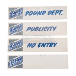 STAR WARS: THE EMPIRE STRIKES BACK (1980) - Sound Dept., "Publicity", "No Entry" and Blank Door Sign