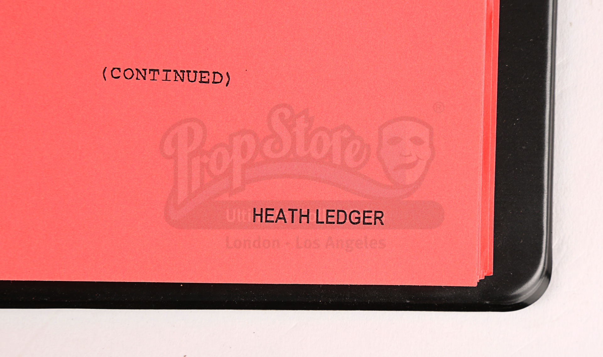 THE DARK KNIGHT (2008) - Heath Ledger's Personal Script and Wrap Party Token - Image 8 of 8