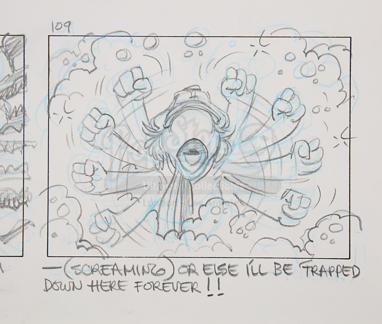 FRAGGLE ROCK: THE ANIMATED SERIES (1987) - 51 Pages of Hand-drawn Storyboards - Image 10 of 10
