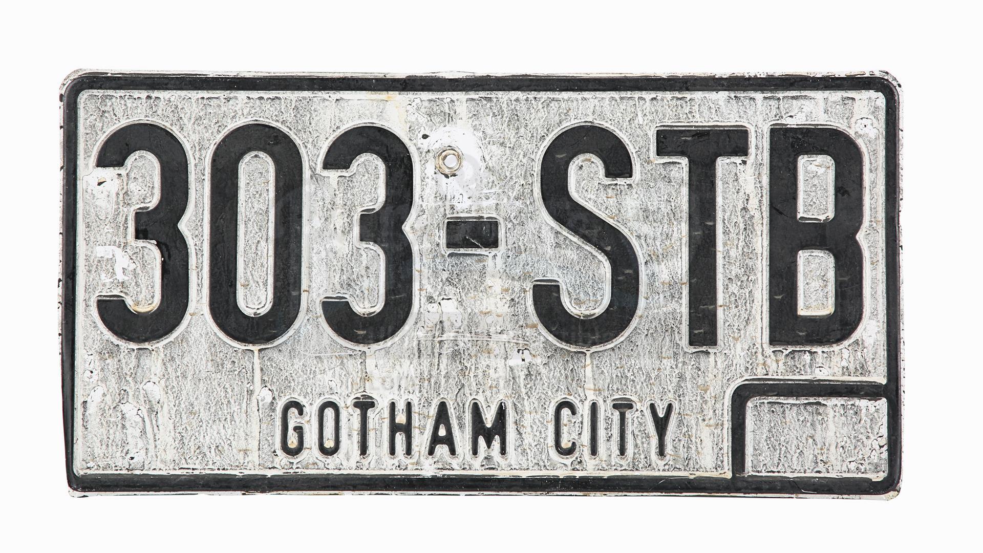 BATMAN (1989) - Joker's (Jack Nicholson) Getaway Car Licence Plate - Image 3 of 7