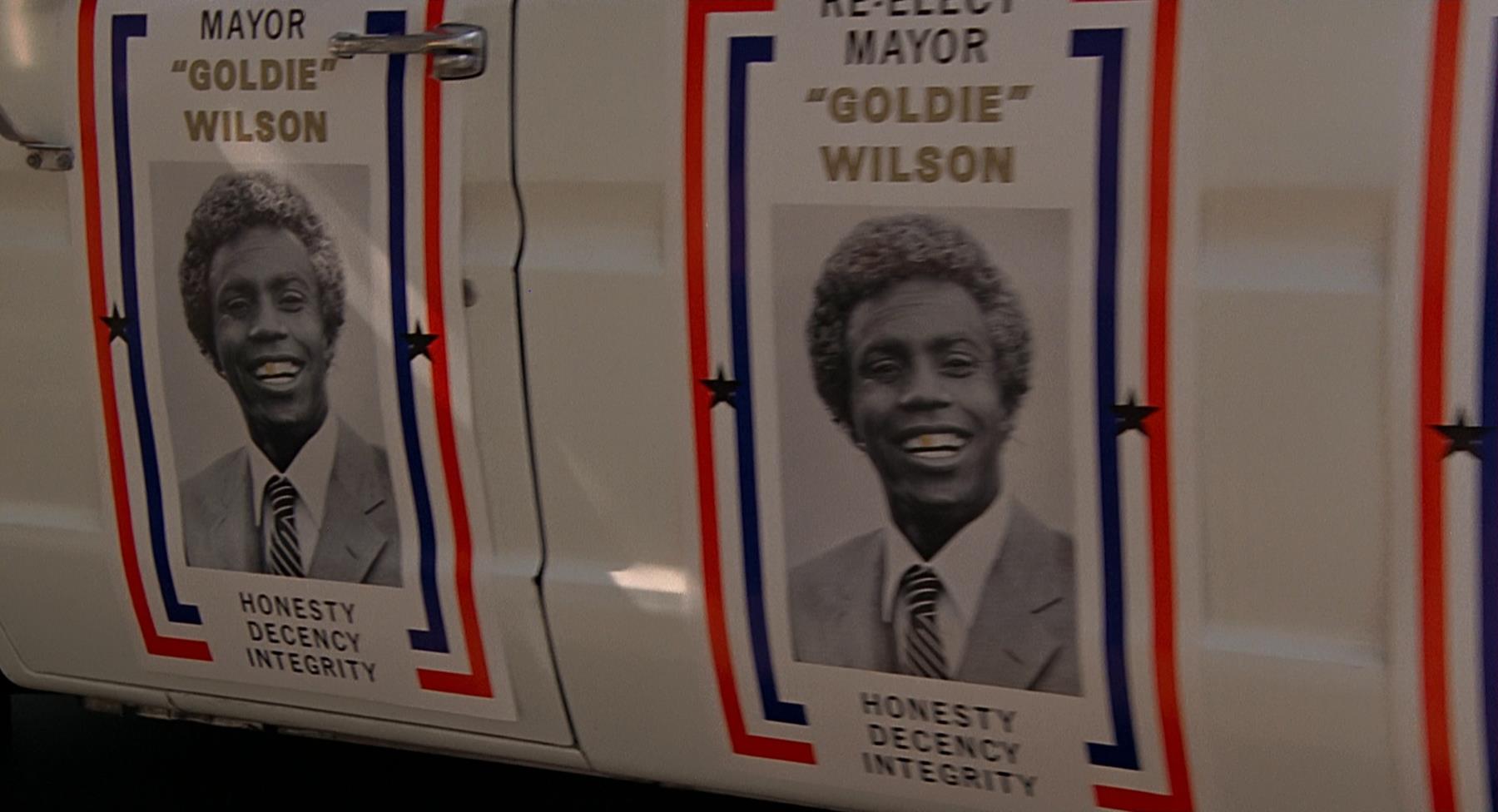 BACK TO THE FUTURE (1985) - Mayor Goldie Wilson (Donald Fullilove) Campaign Poster - Image 6 of 9