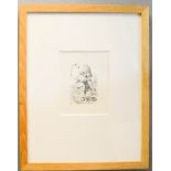 Sir John Tenniel (1820-1914): Alice in Wonderland illustration, wood engraving.