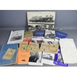 A quantity of Railway printed ephemera, British Railways working timetable, Railway Plans for