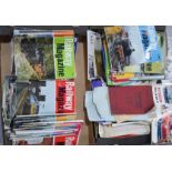 A quantity of Railway magazine and vintage car/trader brochures / instruction book.