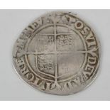 An Elizabethan silver coin.