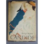 Books: Candide by Voltaire, published by Jan Forlag, 1946.