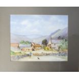 Cecil Hodgkinson, Crofter Cottage, watercolour, signed 39cm x 27