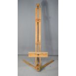 A beech full size artists easel.