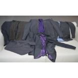A quantity of Mens suit jackets, by various designers including Ted Baker, Dehavilland and others.