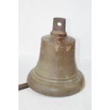 A Diss of Norfolk fire engine bell marked GRVI (George VI) 1936-1952.