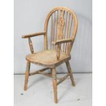 A Windsor oak childs / toy chair.