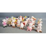 A quantity of ceramic 'Piggies' by Danbury Mint. (25)