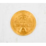 An Austria gold 25 Shilling.. 6g