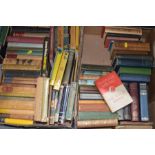 A group of books to include novels, story books; Rudyard Kipling, Laurie Lee, Mark Twain, Charles