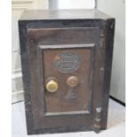 A Thomas Perry & Son vintage safe, with keys, 61 by 43 by 38cm.