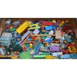 A quantity of diecast vehicles including Corgi and Dinky examples.