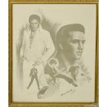 An Elvis 1908s poster; artists impression.